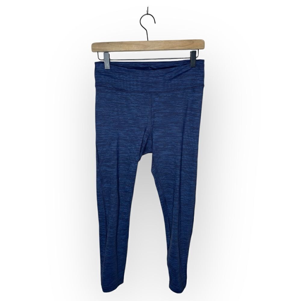 Outdoor Voices Blue Cropped Leggings Medium